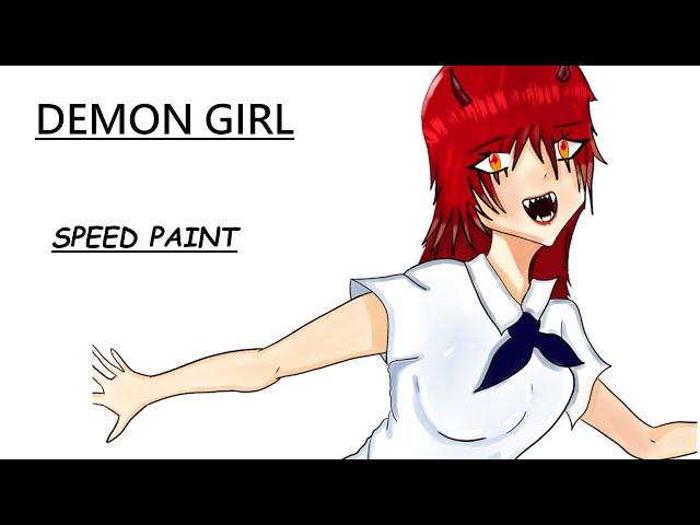 SPEEDPAINT | Demon Girl