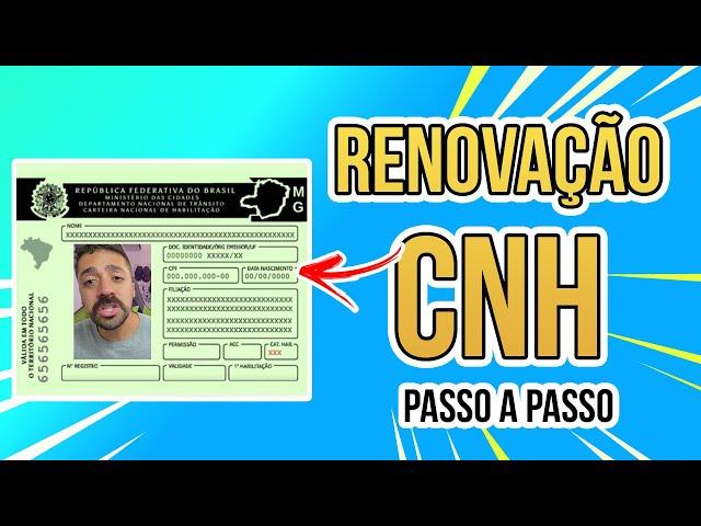  COMO RENOVAR MINHA CNH - ETAPAS CARTEIRA DE MOTORISTA / MG ( Vídeo Passo a Passo )