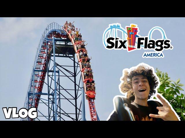 Visiting the MOST UNDERRATED Six Flags Park?! Six Flags America - Bowie, Maryland | VLOG [10/6/24]