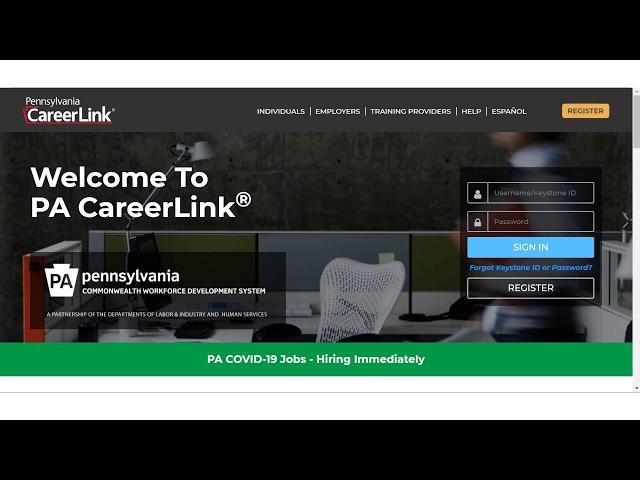 How To Register for PA CareerLink®