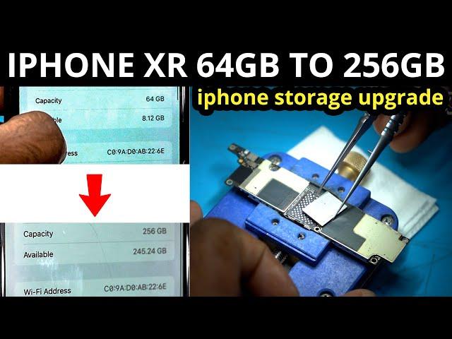 Iphone XR 64GB to 256GB Iphone Storage Upgrade