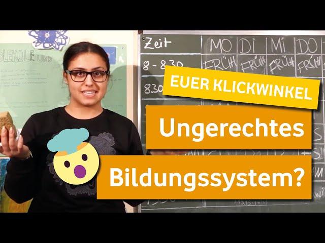 "Bildungsgerechtigkeit – Wir müssen mal reden!": 2. Platz Klickwinkel Videowettbewerb 2019