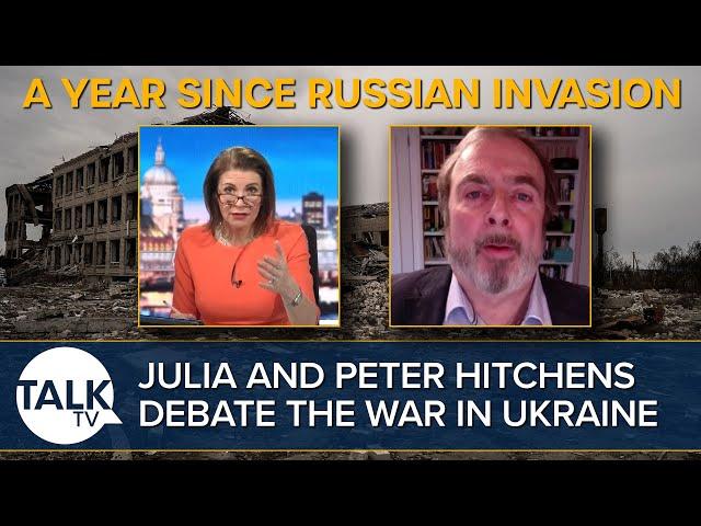 Julia Hartley-Brewer and Peter Hitchens' fascinating clash over the war in Ukraine