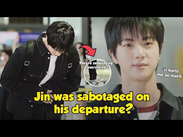 Jin was sabotaged for his departure and publication to Milan Fashion Week, see the Impact?!