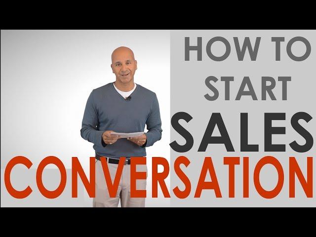 Starting a Sales Conversation & Cross-Selling