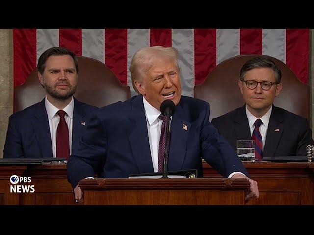 WATCH: Trump promotes his ‘gold card’ visa plan | 2025 Trump address to Congress