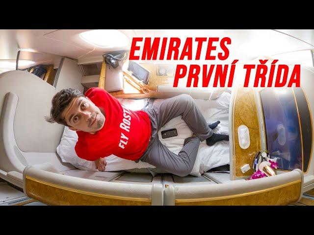 Jaké je to v první třídě Airbusu A380 u Emirates? EK127 Dubaj - Vídeň