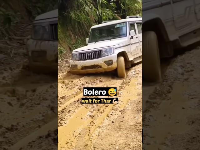 Thar vs Bolero #shortfeed #thar #scorpio #automobile #4k #tugofwar #tugofwarlovers #1m #bolero