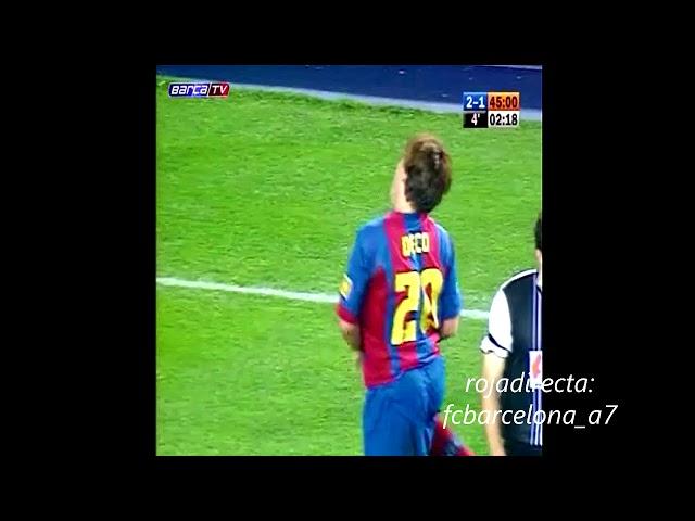 When Xavi, Ronaldinho, Belletti and Deco decided to have fun - Barcelona vs. Levante (21/12/2004)