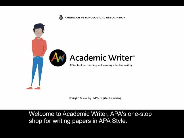 APA’s Academic Writer™: Enhance Writing Instruction