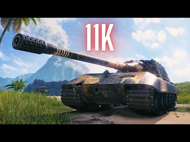 World of Tanks Jagdpanzer E 100 - 11K Damage 6 Kills & 5x Jagdpanzer E 100 +10K