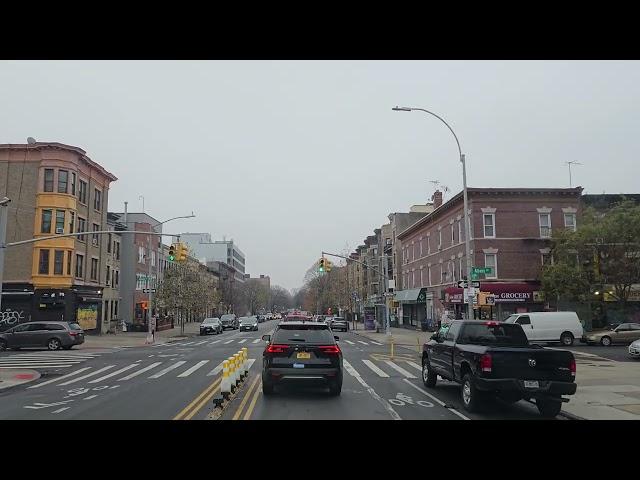 [8K] NYC Brooklyn en Recorrido hasta Wood-Ridge, NJ lluvioso ( MARTES 10 dic 2024)