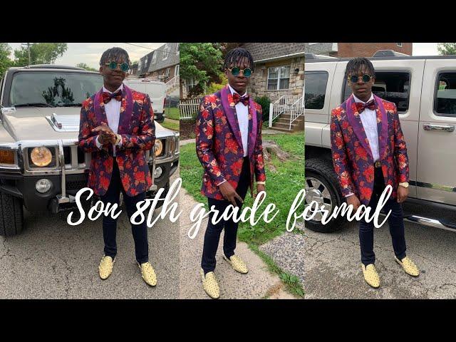 SON 8TH GRADE FORMAL * BEST DRESS * HUMMER * PULL UP * SHOE CAM * INTERVIEW *KEDA FLOYD