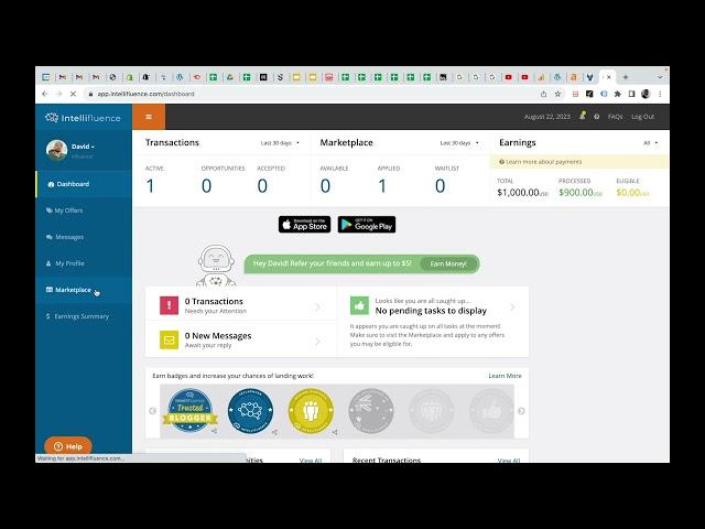 Make money online with Intellifluence