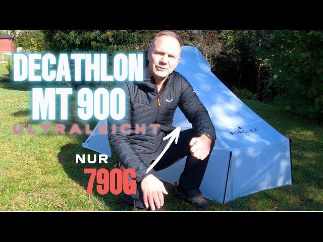 Ultraleicht Zelt - DECATHLON MT 900 - ich habe es getestet - mit Aufbau - nur 790g bis 920g