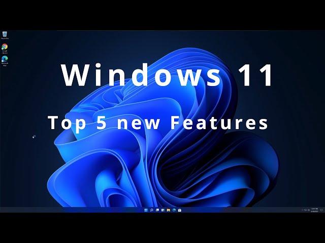 Windows 11: Top 5 new Features (Build 21996)