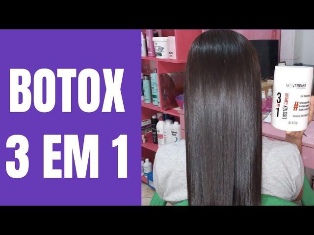 BOTOX 3 EM 1 DA LISSTREME PROFISSIONAL PASSO A PASSO.