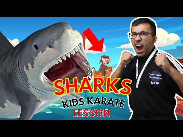 Children Morning Workout | Kids Shark Karate! | Dojo Go (Week 40)