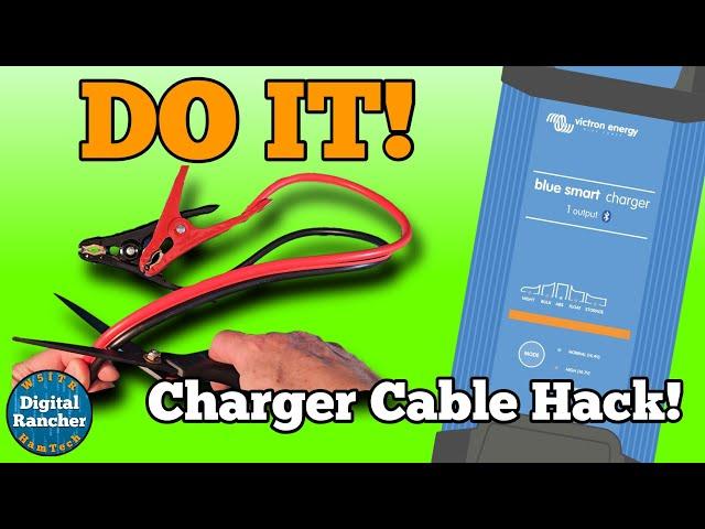 Jumper Cable Hack for Victron Energy Charger!