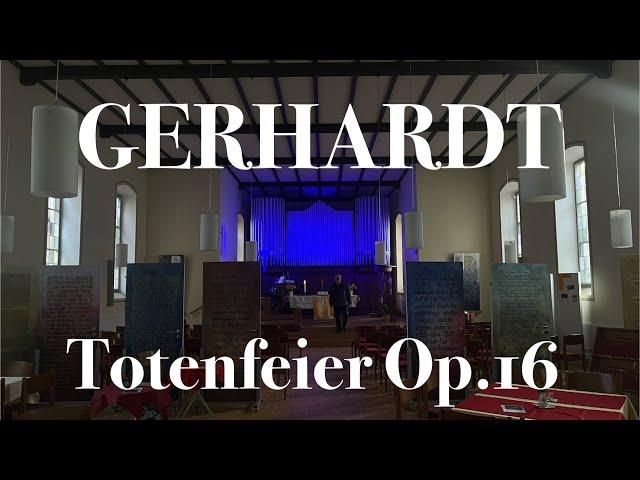 Paul Friedrich Ernst Gerhardt (1867 - 1946) - Totenfeier Op.16 (Sinfonische Dichtung für Orgel)