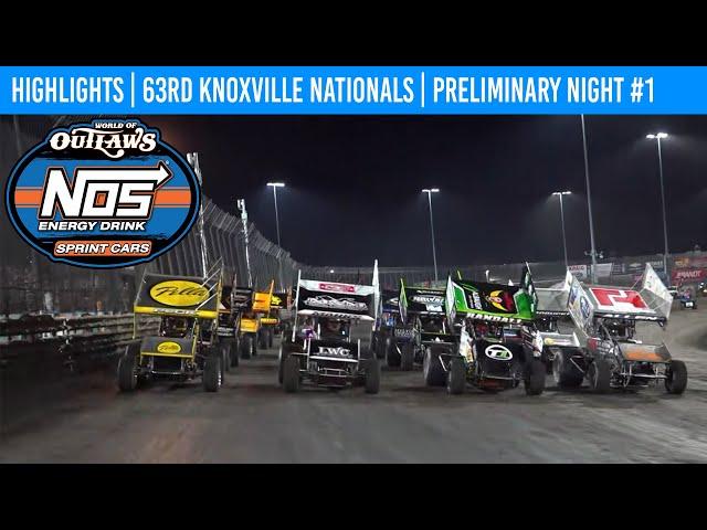 World of Outlaws NOS Energy Drink Sprint Cars | Knoxville Raceway | August 7, 2024 | HIGHLIGHTS