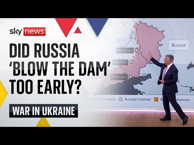 Ukraine War: Has Russia 'blown the dam' on the Dnipro river too early?