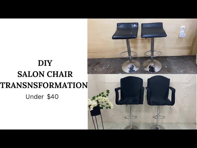 DIY Transformation: Turning Bar Stools into Stylish Saloon/Barber Chairs | With Enyoa