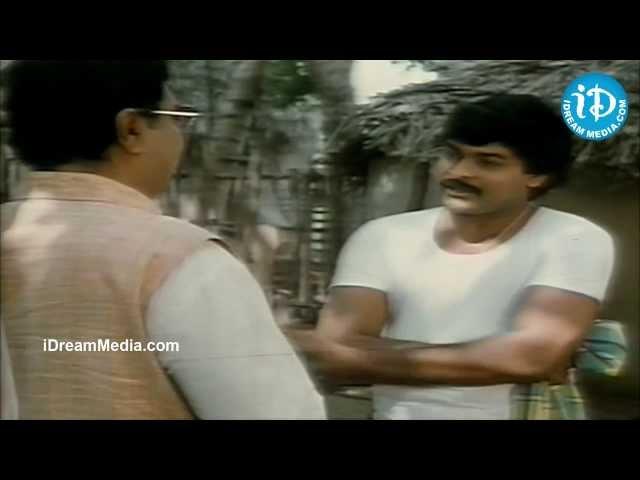 Satyanarayana, Chiranjeevi Nice Scene - Rudraveena Movie