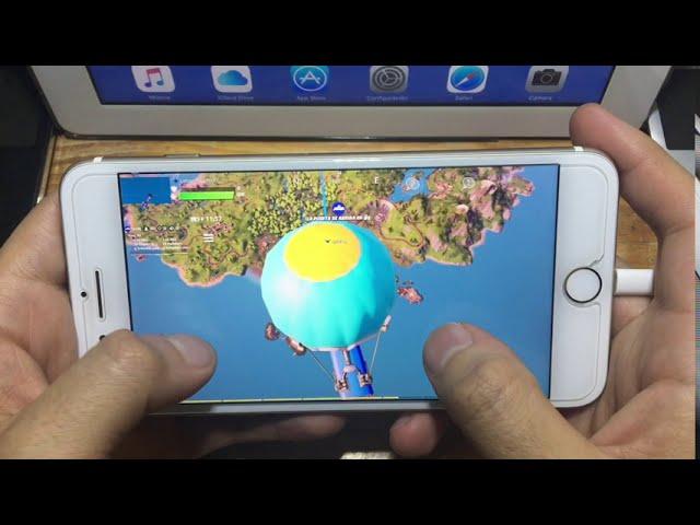 Jugando Fortnite en el iPhone 7 Plus | LimonTouch