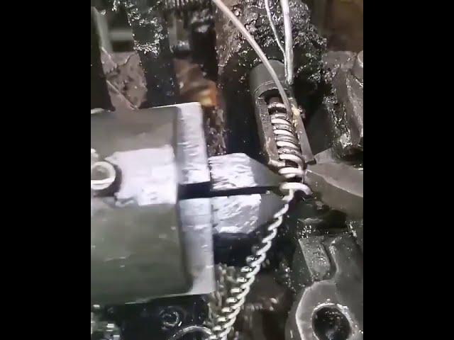 Chain Link Weaver machine Equipment in Work - Industrial Manufacturing process Videos