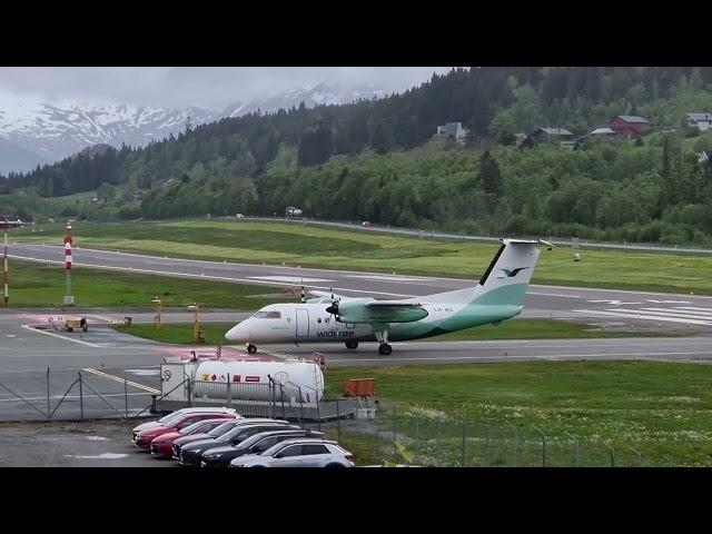 Ørsta Volda Lufthavn Hovden HOV Widerøe Dash 8-100