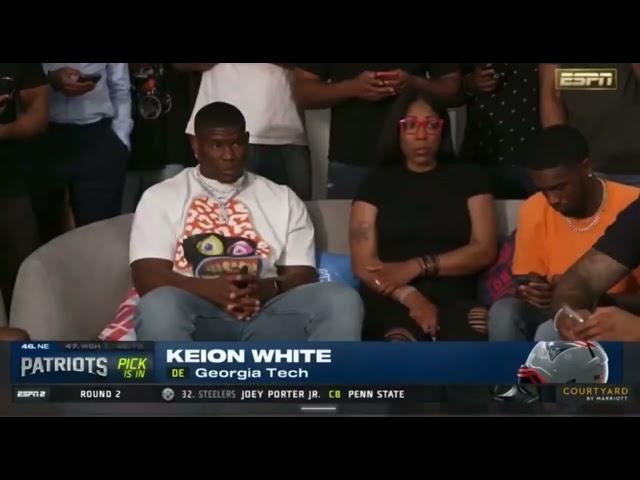 Keion White’s Live Reaction To Being Drafted