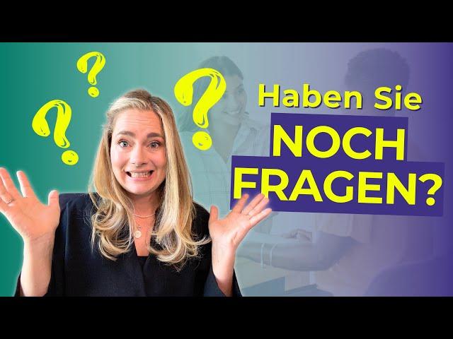 Eigene Fragen im Vorstellungsgespräch |  Beispiel-Fragen & Tipps