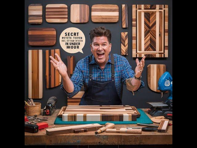 DIY Pete's Secret to Making the Perfect Cutting Board in Under an Hour!#short