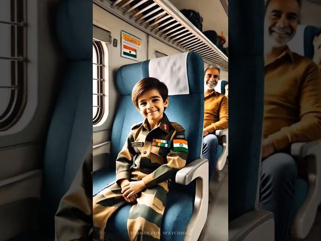 Army baby saves passenger train from broken bridge  #ai​ #army​