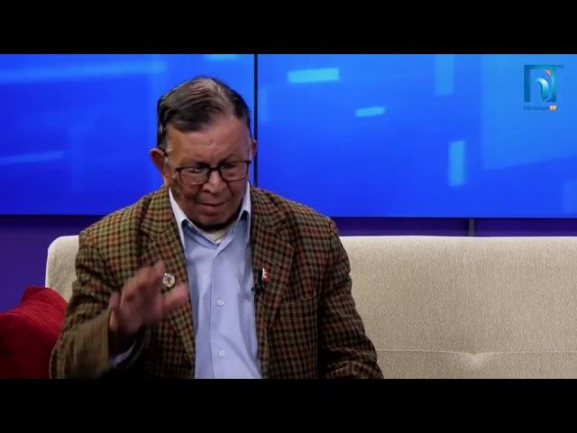 Buddhi Narayan Shrestha@Himalaya TV on Kalapani