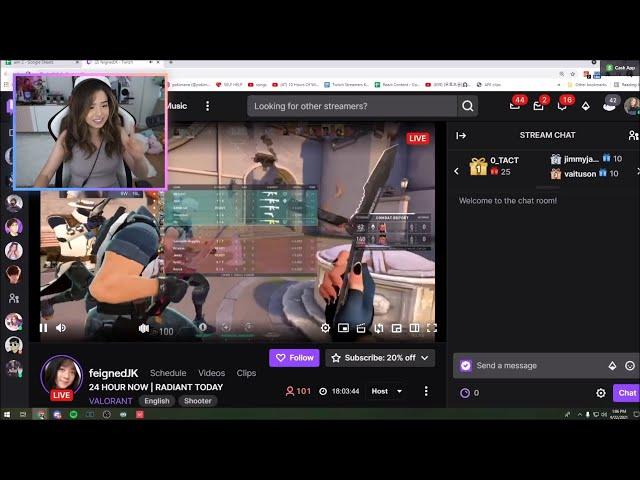 Pokimane RAIDs Small Streamer and GIFT 200 SUBs Makes her CRY