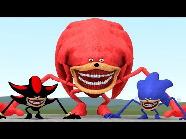 NEW THE KNUCKLES TAPES VS THE SONIC TAPES VS SHADOW TAPES!! In Garry's Mod!