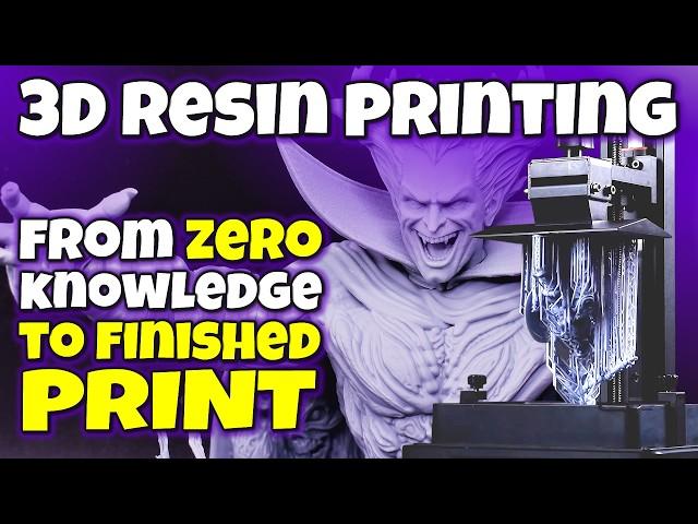 3D Resin Printing ABSOLUTE BEGINNERS guide