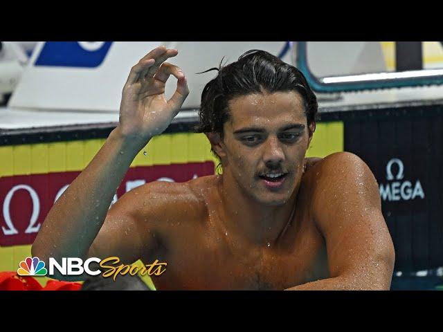 WORLD RECORD ALERT: Italy's Ceccon DEMOLISHES 100 back WR at Worlds | NBC Sports