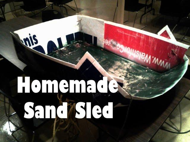 Homemade Sand Sled - Chloroplast Cargo Sled