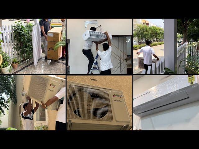 2 ton 3 star split AC Godrej | installation and review | budget friendly | make in India  