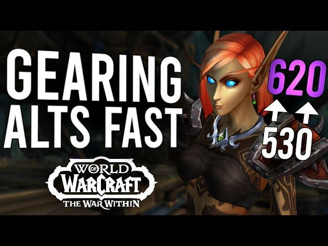 The FASTEST Way To Gear Alts In The War Within Season 1! | World Of Warcraft