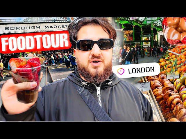 Is THIS the BEST FOODMARKET in LONDON? | Borough Market FOODTOUR