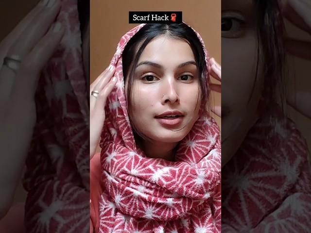 Scarf Hack for cozy winter️ |Anita Joshi| #youtubeindia #lifehacks #goesviral #fashion #foryou #yt