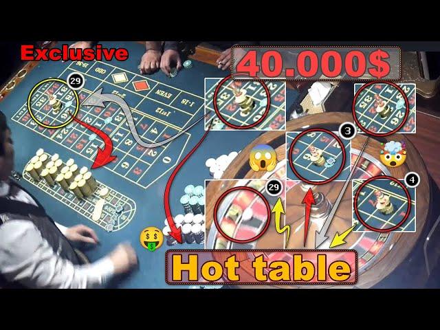 LIVE ROULETTE | Exclusive [FULL WINS] Huge win In real casino roulette  Hot Table  2024-06-27