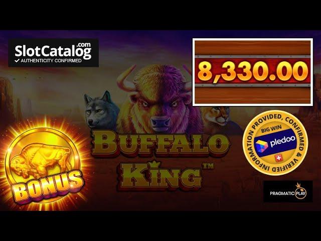 Big win. Buffalo King slot from Pragmatic Play