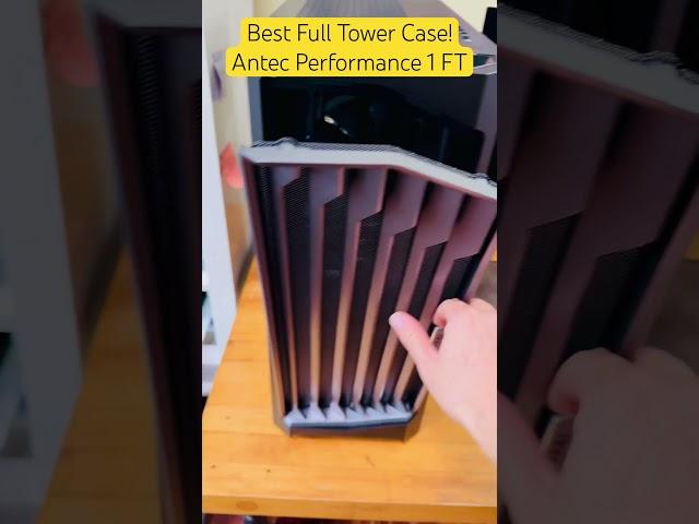 Antec Performance 1 FT is a well designed full tower PC case. #antec #pcbuild #pccase