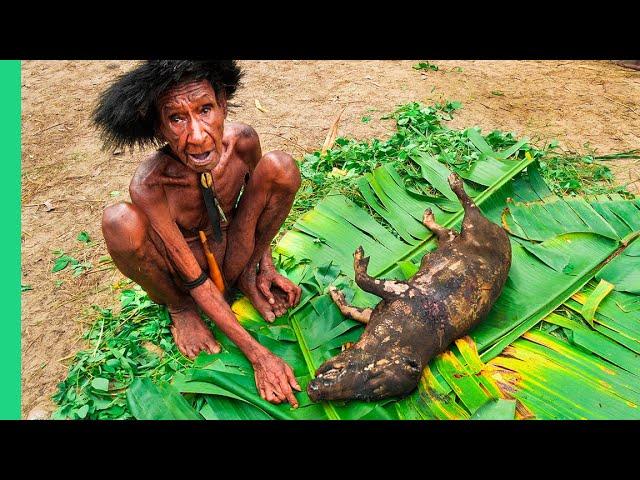 RARE TRIBAL FOOD of West Papua's Dani People!!! (Never Seen on Camera Before!!)