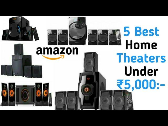 5 Best   Home Theaters Under ₹5,000:- #shorts #zebronics #samsung #JBL #ubon #sounds #hometheaters